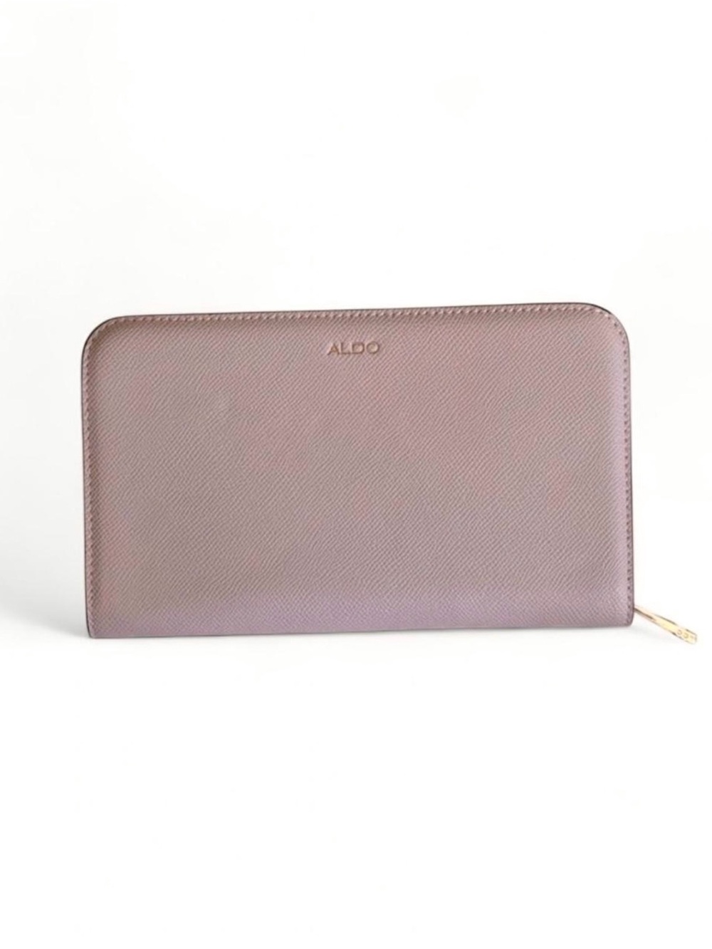 NWT ALDO faux leather pink clutch wallet